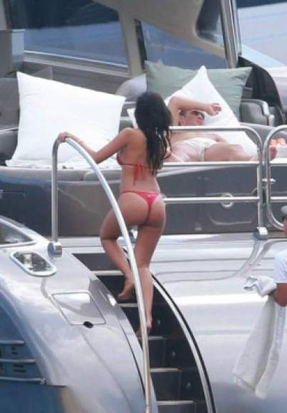 Así se ve Georgina Rodríguez embarazada y en bikini.