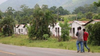 El predio donde serán reubicadas las familias se encuentra en la aldea La Mina en El Progreso.