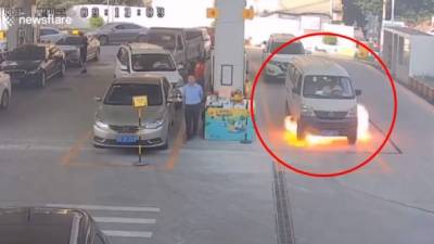 La escena de este video viral parece sacada de una película de acción.