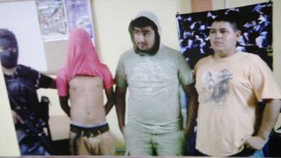 Los supuestos extorsionadores fueron puestos a disposición de la Fiscalía.