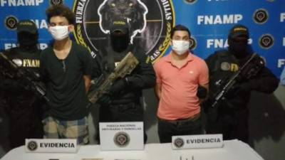 Los capturados fueron identificados como Julio Cesar Borjas y José David Ortez Aquino.