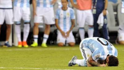 Messi erró el primer penal en la tanda y se quedó a las puertas de ganar un título con su país.