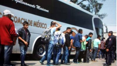 Los migrantes serán deportados de México. Foto de archivo.