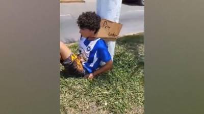 Ceibeños atrapan y amarran a presunto asaltante: Ya no se aguanta