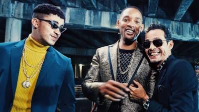 Bad Bunny, Will Smith y Marc Anthony interpretarán el tema “Está Rico' por primera vez en escenarios.