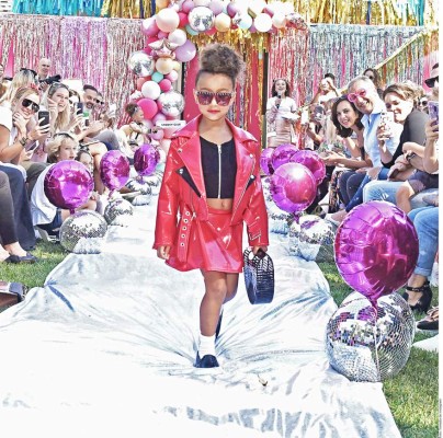 North West comenzó su carrera de modelo