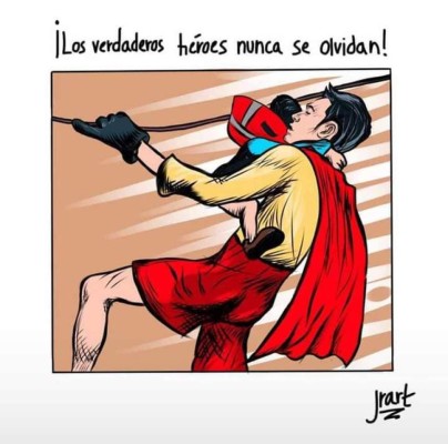 José, un héroe sin capa de la tormenta Eta en Honduras