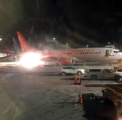 Pánico por choque de dos aviones en aeropuerto de Canadá