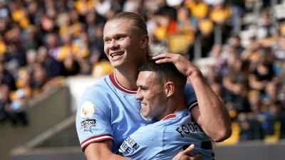 Erling Haaland y Foden marcaron dos de los tres goles.