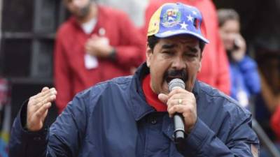 Nicolás Maduro tiene ya un estado exepción en Venezuela. AFP