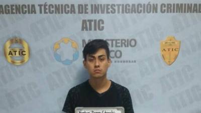 Bryan Eduardo Meléndez Lara de 23 años fue detenido cuando acompañaba a su hermano a reclamar el cadáver de la pequeña.