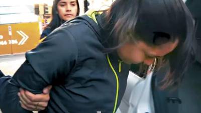 La chilena Natalia Ciuffardi después de haber sido detenida fue dejada en libertad esta semana por las autoridades de ese país.