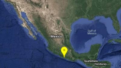Un sismo de magnitud 4 se registró esta mañana en el sur de México.//Twitter.