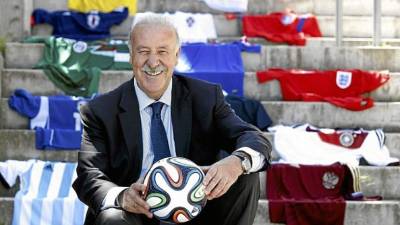 Vicente Del Bosque, seleccionador de España, campeón del mundo.