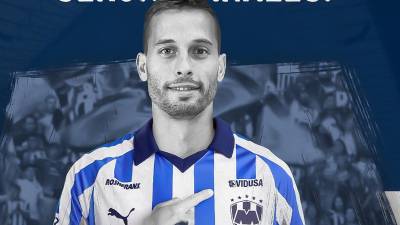 Monterrey anunció con esta imagen el fichaje del español Sergio Canales.