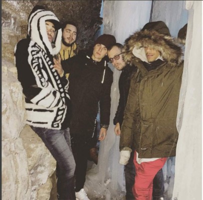 Justin Bieber celebra cumpleaños en una cueva de hielo