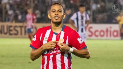 Edwin Rodríguez marcó un gol en la goleada 4-0 del Olimpia sobre el Diriangén FC por la ida de cuartos de final de la Liga Concacaf.
