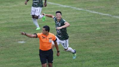 Francisco Martínez marcó su primer gol en la Liga Nacional de Honduras.
