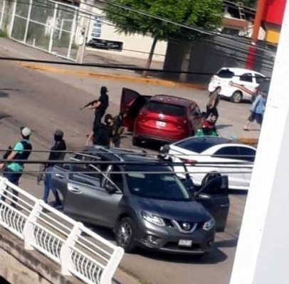 Sicarios del hijo del Chapo usaron ametralladora Browning M2 para rescatarlo