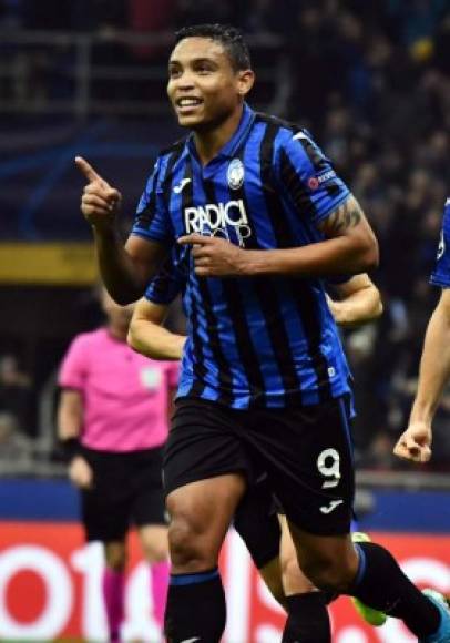 23. Luis Muriel (20 puntos) - El delantero colombiano del Atalanta suma 10 goles en la Serie A italiana.