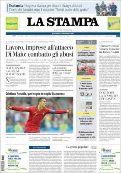 La Stampa de Turín Italia.