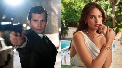 Henry Cavill y Eiza González.