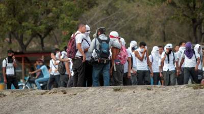 Los estudiantes del Central protagonizaron una nueva revuelta en el bulevar Fuerzas Armadas.