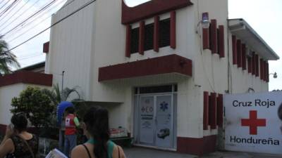 Sede de la Cruz Roja en San Pedro Sula.