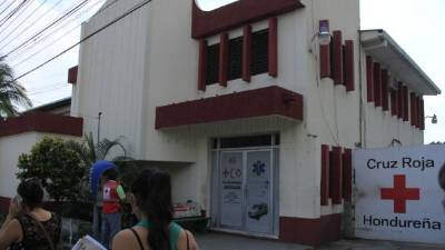 Sede de la Cruz Roja en San Pedro Sula.