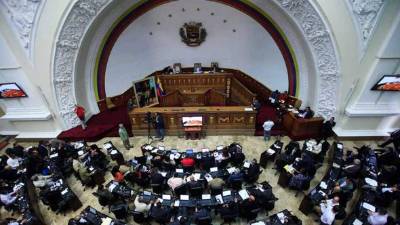 Palacio Federal Legislativo de Venezuela, donde se instalaría la Asamblea Nacional Constituyente. Foto/efe Archivo.