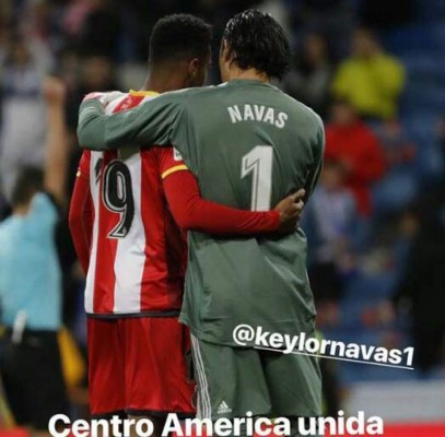 'Choco' Lozano agradece gesto de Keylor tras el Real Madrid- Girona