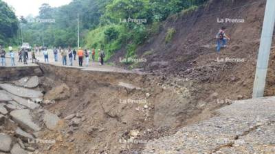 Hace unos dos años, la falla de El Ajagual dejó por varios días incomunicadas las fronteras y Ocotepeque.