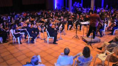 Foto de archivo de la Orquesta Sinfónica de San Pedro Sula.