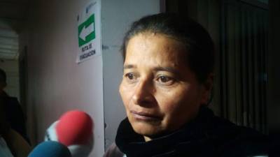 María de la Cruz Alvarado, madre de la niña de 11 años que salió embarazada.