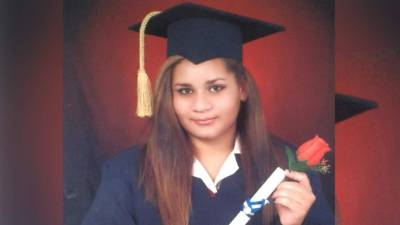 La joven deseaba ser una policía.