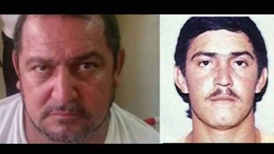 La primera fotografía, lado izquierdo, fue tomada al momento de su captura. La otra, se publicó antes de ser detenido.