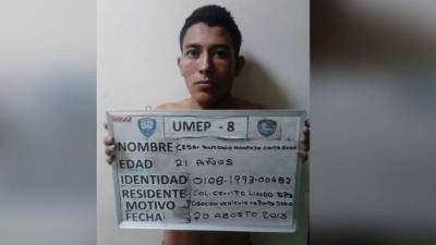 Uno de los supuestos integrantes de la pandilla 18 fue detenido por Fusina.