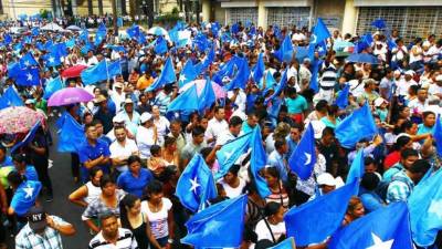 Una actividad del Partido Nacional. Foto de archivo.