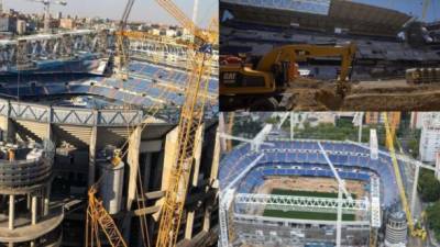 El Real Madrid continúa con las obras en su hogar, el estadio Santiago Bernabéu, y en las últimas horas han revelado imágenes de la transformación de su casa. Fotos Nuevo Estadio Bernabéu.