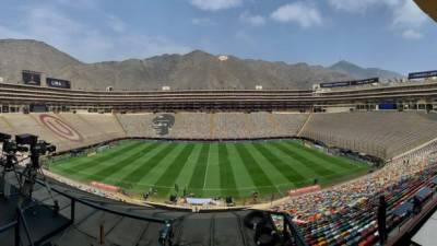 Vista panorámica del estadio Monumental en Lima (Perú). Foto EFE