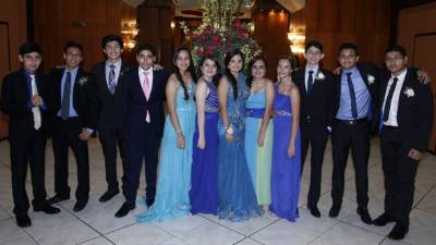 Los estudiantes de octavo grado de la Escuela Internacional La Lima.