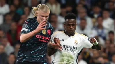 Haaland y Vinicius no tuvieron el mejor de los juegos en el estadio Santiago Bernabéu.