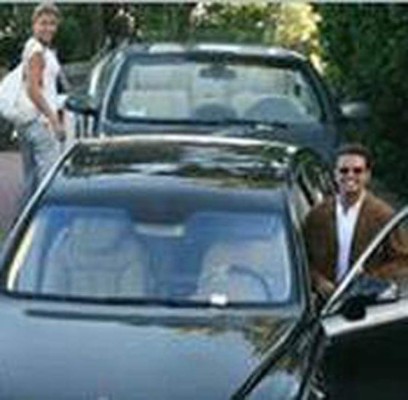 Michelle Salas sorprendida con Luis Miguel, muy sonrientes