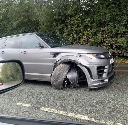 'Kun' Agüero sufre un accidente cuando iba al entrenamiento del Manchester City