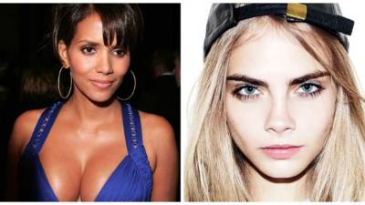 Desde Halle Berry Cara, Angelina Jolie hasta Cara Delevingne.