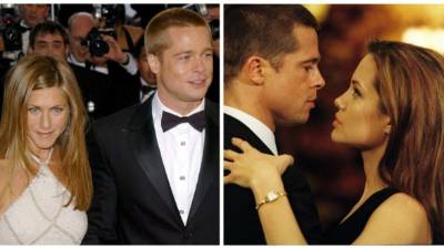 La infidelidad que se hizo casi que de forma pública, fue la de Brad Pitt. Este dejó a su entonces esposa, Jennifer Aniston, por Angelina Jolie tras conocerse en el estudio de grabación de la película 'El Sr. y la Sra. Smith'.