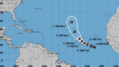La temporada de huracanes rompe récord en el Atlántico con la formación de un nuevo ciclón.
