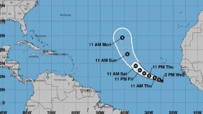 La temporada de huracanes rompe récord en el Atlántico con la formación de un nuevo ciclón.