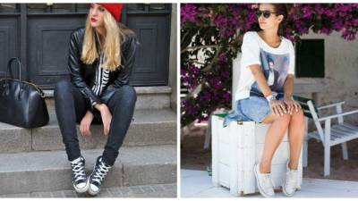 Esta moda nunca tiene fin, los Chuck Taylor Converse All-Star siempre son una tendencia.