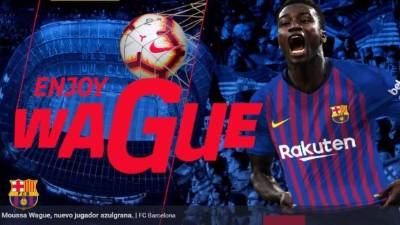 Moussa Wagué es el nuevo fichaje del Barcelona.
